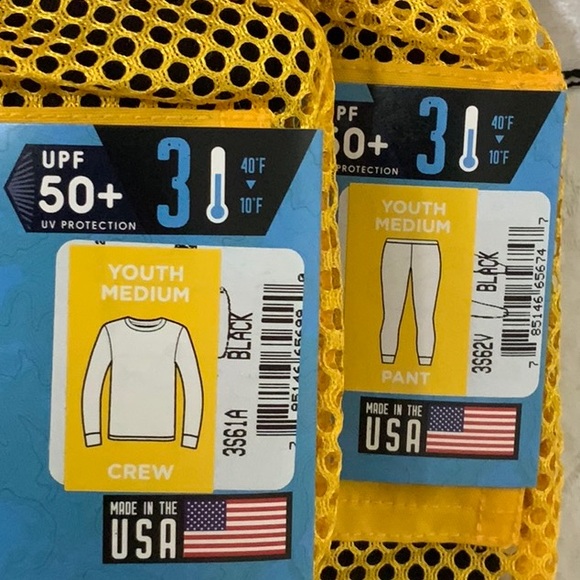 PolarMax SUPER MIDWT (3) BASELAYER SET - Black - Picture 13 of 14